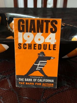 1964 San Francisco Giants / Bank Of California Schedule