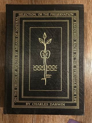Easton Press Charles Darwin On The Origin Of The Species Leather 1976