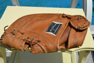 Vintage Sears Ted Williams Mlb First Basemans Mitt Glove Lefty Adjusta Wrist G1
