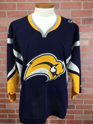 Buffalo Sabres Authentic Ccm Home Ice Hockey Nhl Jersey Blank Back Size Large