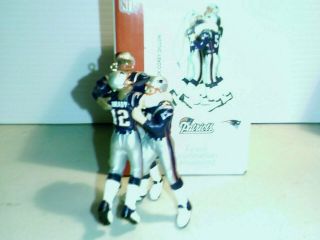 Rare Tom Brady England Patriots Christmas Tree Ornament NFL Dillon,  Bruschi 2