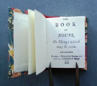 The Book Of Nouns,  Or,  Things Which May Be Seen (limited Edition Facsimile)