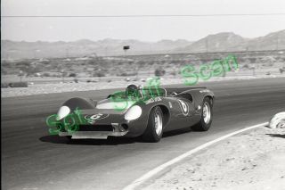 1967 Sports Car Racing Photo Negative Mark Donohue Lola Chevrolet Las Vegas