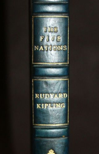 1903 The Five Nations By Rudyard Kipling First Edition Poetry Fine Calf Binding