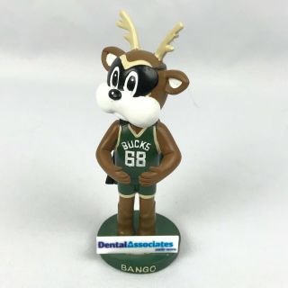 Milwaukee Bucks Bango Mascot Bobblehead Toothbrush Holder Sga 3/12/16 Giannis