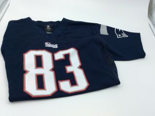 Wes Welker 83 England Patriots Nfl Xl Jersey Size Youth