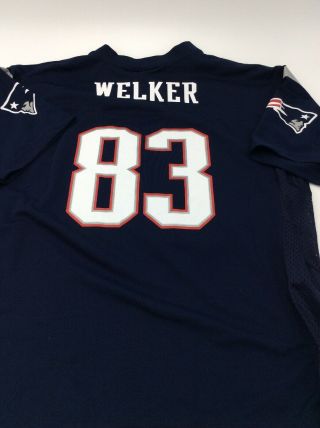 Wes Welker 83 England Patriots NFL XL Jersey Size Youth 3
