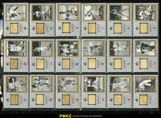 2001 Sp Legendary Cuts Debut Complete Set Sisler Frisch Joe Jackson Patch (pwcc)