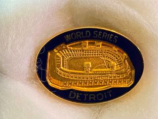 1984 Detroit Tigers World Series Press Pin - San Diego Padres