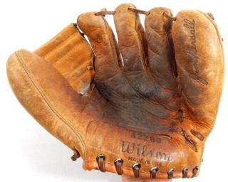 Vintage Wilson Ball Hawk Jim Piersall A2280 Baseball Glove Mitt Rht