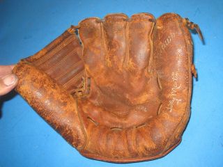 50 ' s WILSON Billy Martin Ball Hawk Baseball Glove Right Hand A2190 DISPLAY 21R3 2