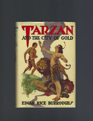 Tarzan And The City Of Gold Edgar Rice Burroughs Nf 1948 Burroughs Printing