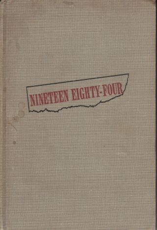 1949 Nineteen Eighty - Four (1984) George Orwell 1st Book Club Edition Bce 1949