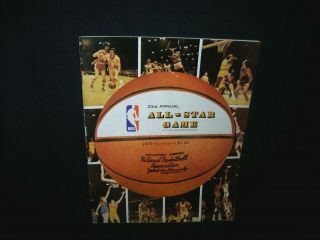 Nba All - Star Game 1973 All - Star Game Program