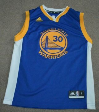 Stephen Curry Jersey Golden State Warriors Adidas Youth M Basketball Jersey