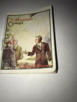 1914 Miniature Book - The Phantom Circuit By Arthur B.  Reeve - Winthrop Press