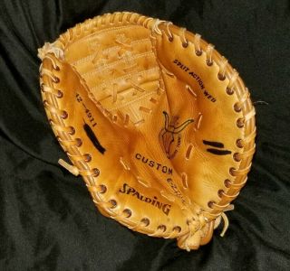 Spalding 1st Base Youth Baseball Softball Glove Rht Model 42 - 4911
