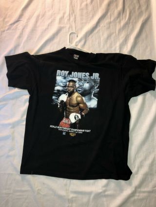 2003 Roy Jones Jr World Heavyweight Championship Fight Ceasars Palace Shirt 2xl