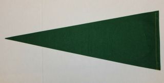 Vintage MICHIGAN STATE Full Size Pennant,  SPARTANS,  SPARTY,  FOOTBALL GREEN WHITE 2