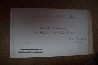 (B4.  3) 1934 The trades House of Glasgow AD 1713 - 1777,  limited edition 2