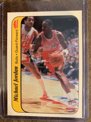 1986 - 87 Fleer Basketball Complete Sticker Set Of 11 Michael Jordan 86 - 87