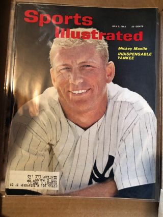 July 2,  1962 Mickey Mantle York Yankees Sports Illustrated