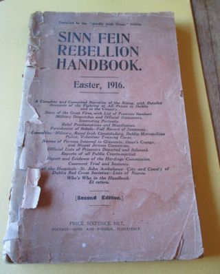 1916 Sinn Fein Rebellion Handbook - Illustrated - Easter Rising Irish Ira