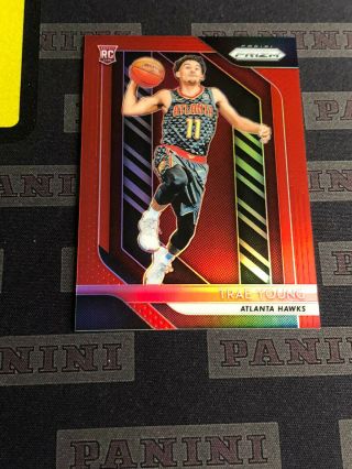 18 - 19 Prizm Trae Young Rc Rookie Red Prizm 149/299 Hawks