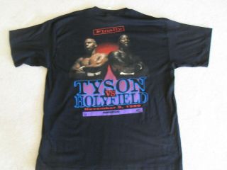 With Tag Mike Tyson Vs Holyfield Short Sleeve T - Shirt Size Xl