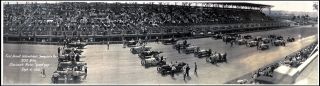 1910 Auto Race Cincinnati Ohio Car Wood Raceway 8 " X32 " Panoramic Photo (681)