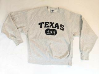 Ut University Of Texas Lee Sport Made In The Usa Sweatshirt Delta Delta Delta Xl