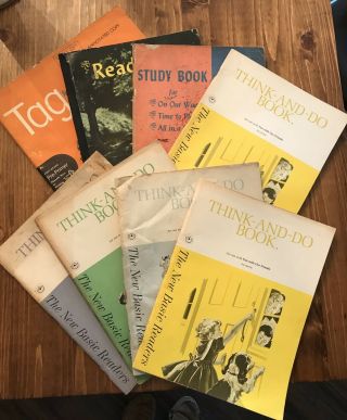 Think - And - Do Workbooks/tag Pre - Primer And Betts Basic Reader Workbooks 1960’s