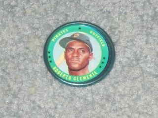 1971 Topps Baseball Coins 71 Roberto Clemente Exmt - Nm