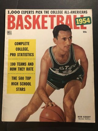 1954 Basketball Boston Celtics Bob Cousy College All Americans Top High School