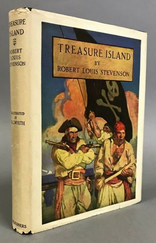 N C.  Wyeth Robert Louis Stevenson Treasure Island Scribner 