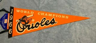Mitchell & Ness Throwback 1966 Baltimore Orioles Felt Pennant