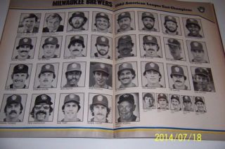 1982 World Series St Louis Cardinals Vs Milwaukee Brewers Un Scored Robin Yount