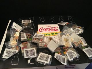 Coca - Cola World Cup Usa94 Limited Edition Collector Pin Set Soccer Olympics Gift