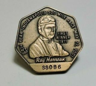 Indy 500 Bronze Pit Badge 2001