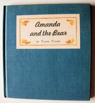 Scarce 1951 1st Edition Amanda And The Bear By Tasha Tudor Illustrated