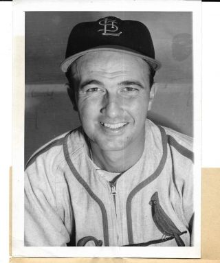 1950 Wire Photo St.  Louis Cardinals Pitcher Howie Pollet Gem