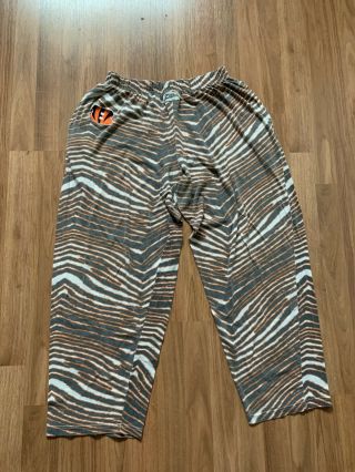 Vtg Zubaz Cincinnati Bengals Nfl Athletic Pants Size Men 