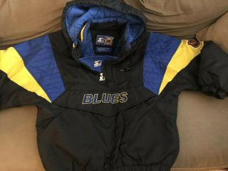 Starter Hooded Jacket / Nhl / St.  Louis Blues / Size Xl