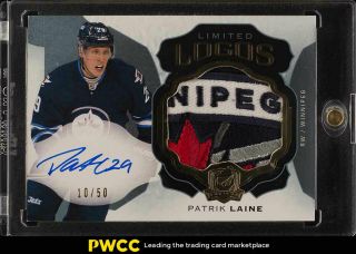 2016 The Cup Limited Logos Patrik Laine Rookie Rc Auto Patch /50 Ll - Pl (pwcc)