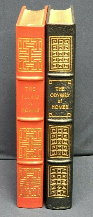 The Iliad Of Homer The Odyssey Of Homer Pope 2 Books Easton Press