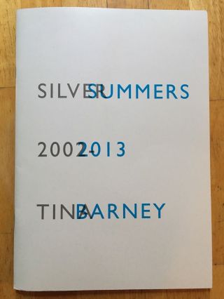 Signed Tina Barney Silver Summers 2002 - 13 Chip Kidd Designed