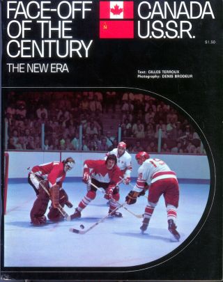 1 - 8 1/2 X 11 Book On The 1972 Summit Series,  Photos By Denis Brodeur 95 Pages