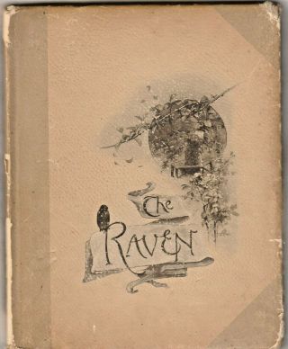 The Raven Edgar Allen Poe 1889 W L Taylor Illus.