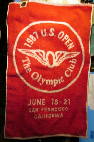 1987 Us Open Golf Tournament Towel Olympic Club San Francisco