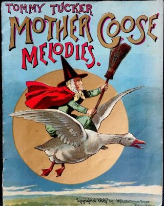 Tommy Tucker Mother Goose Melodies 1880’s Victorian Chromos Book Mcloughlin